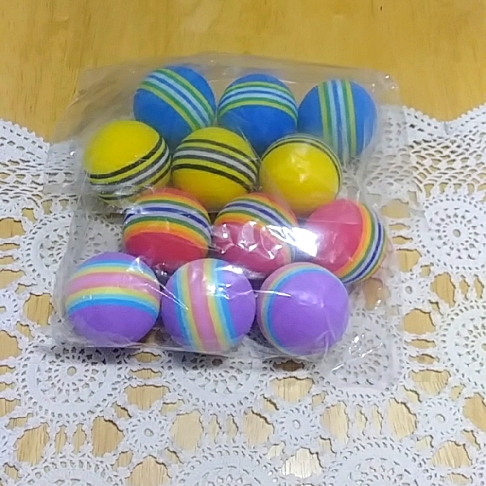 New cat toys, lightweight balls for feline fun!
